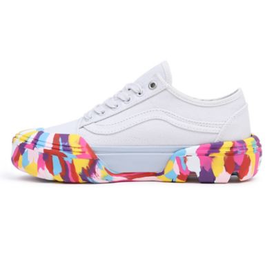 Vans old skool rainbow 2024 bottom