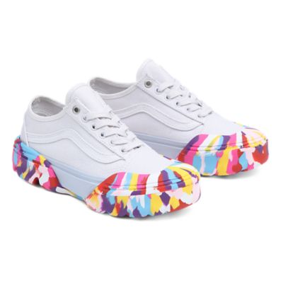 Vans rainbow sole old hot sale skool