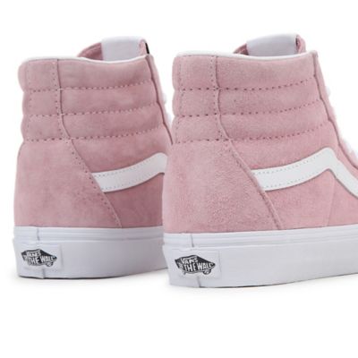 Light pink hotsell suede vans