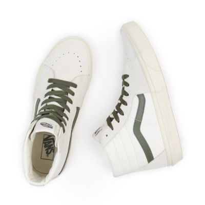 White high top vans hot sale sale