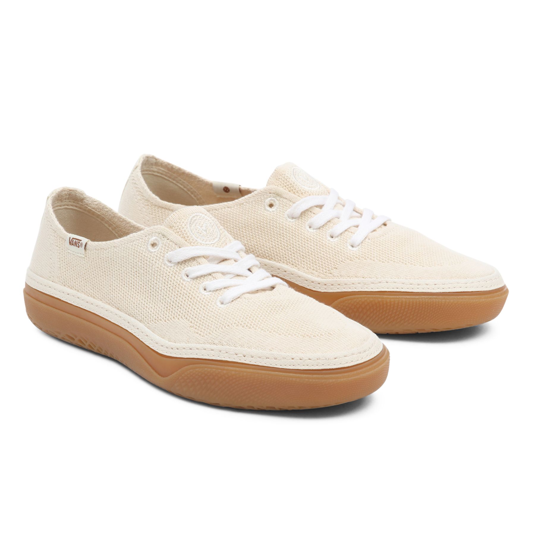 Vans hot sale cream laces