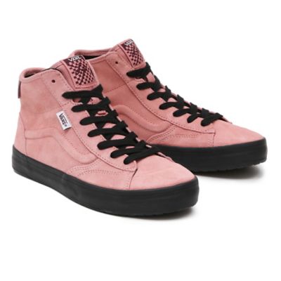 Pink vans hot sale skate shoes