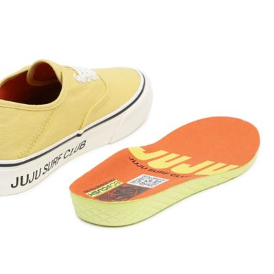 Yellow best sale orange vans