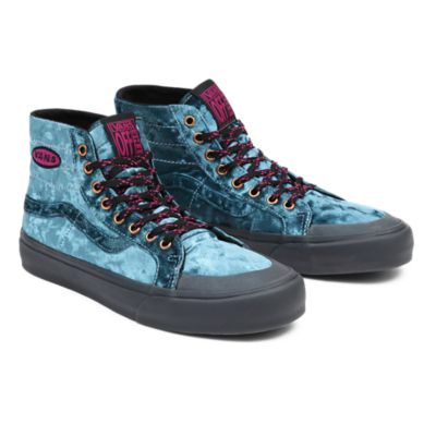 VANS Novo Estilo Cano Alto SK8-HI DX38 Annaheim Lateral Azul