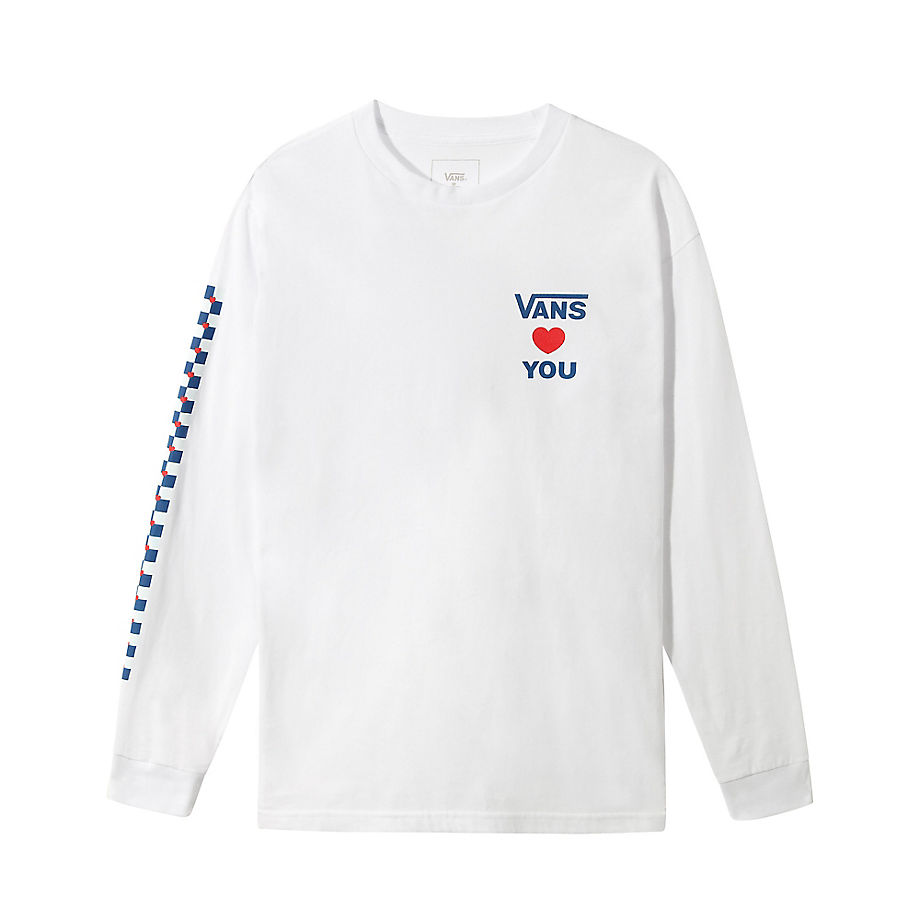 VANS T-shirt À Manches Longues Junior Vans X Autism Awareness (8-14+ ans) (blanc) Boys Blanc, Taille
