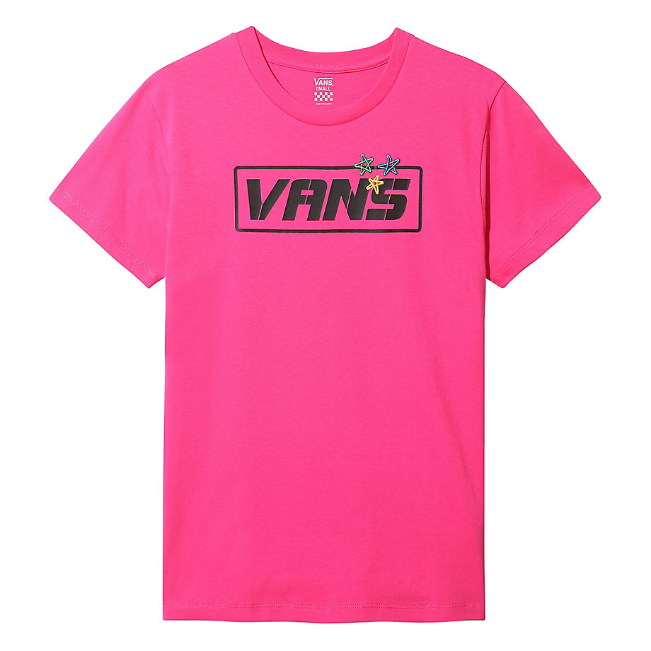 VANS T-shirt Thread It (fuchsia Purple) Femme Rose, Taille L