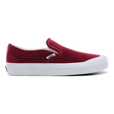 vans authentic platform red velvet