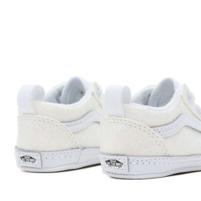 White baby shop vans shoes