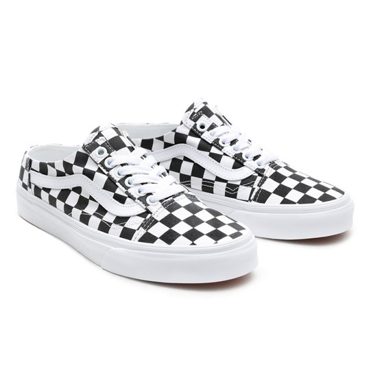 Checkerboard Old Skool Mule Shoes | Vans