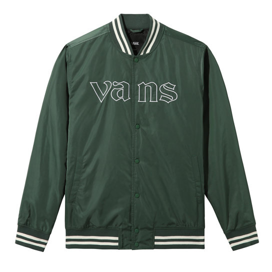 Sixty Sixers Varsity Jacket | Green | Vans