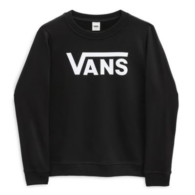 Classic V Crew Sweater | Black | Vans
