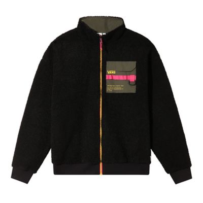 66 Supply Zip Sherpa Jacket | Black | Vans