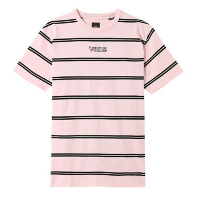 Sixty Sixers Stripe T-Shirt | Pink | Vans