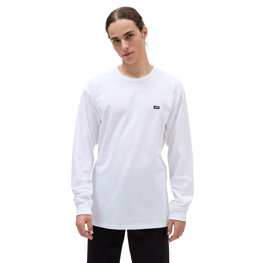 Vans Off The Wall Classic Long Sleeve T-shirt(white)