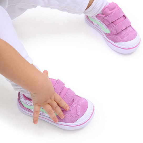 Kleinkinder Sunny Day ComfyCush New Skool Schuhe mit Klettverschluss (1-4 Jahre) | Vans