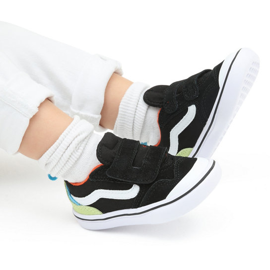 Kleinkinder ComfyCush New Skool Schuhe mit Klettverschluss (1-4 Jahre) | Vans