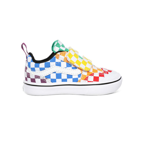 Toddler Checkerboard ComfyCush New Skool V Shoes (1-4 years) | Vans