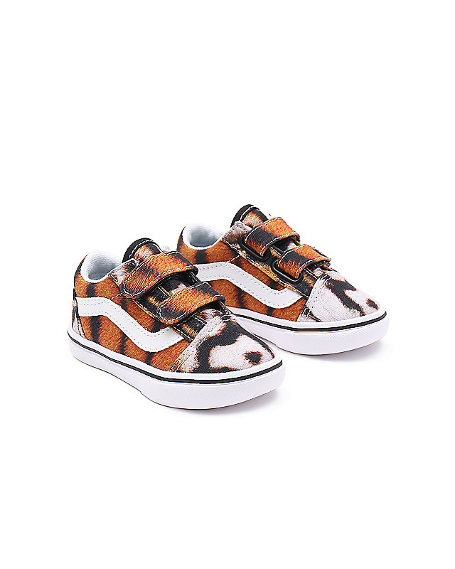 Toddler Vans x Project CAT ComfyCush Old Skool Velcro Shoes (1-4 years) 3