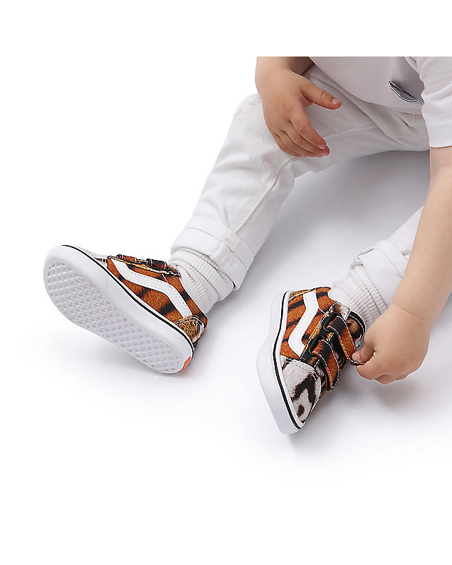 Toddler Vans x Project CAT ComfyCush Old Skool Velcro Shoes (1-4 years) 1