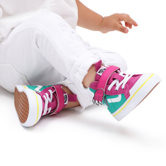 Kleinkinder Dino Sk8-Hi Reissue 138 Velcro Schuhe (1-4 Jahre) | Vans
