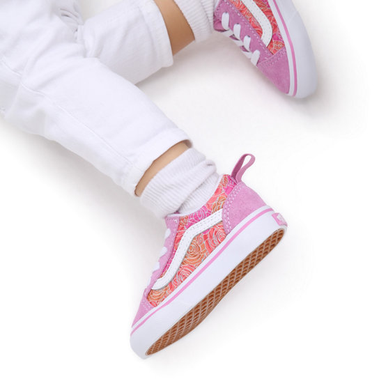 Chaussures Rose Camo Old Skool à lacets élastiques Bébé (1-4 ans) | Vans