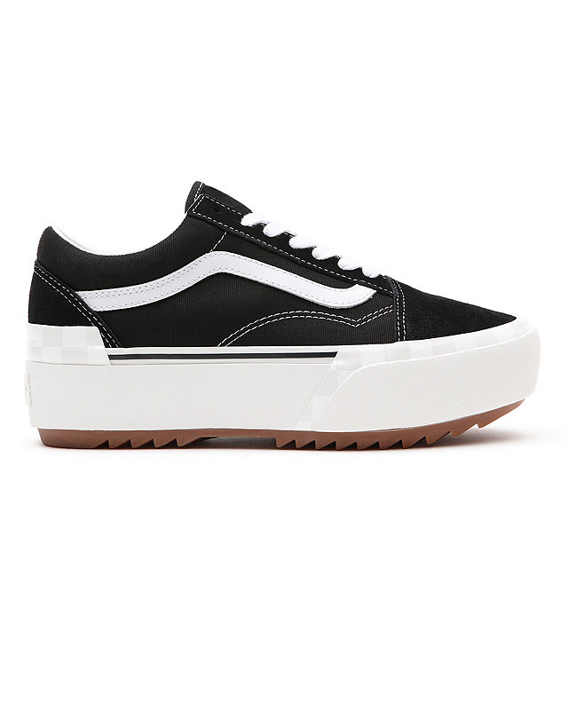 Suede/Canvas Old Skool Stacked Shoes 3