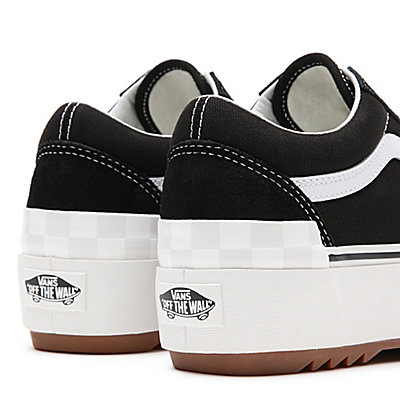 Suede/Canvas Old Skool Stacked Shoes 6