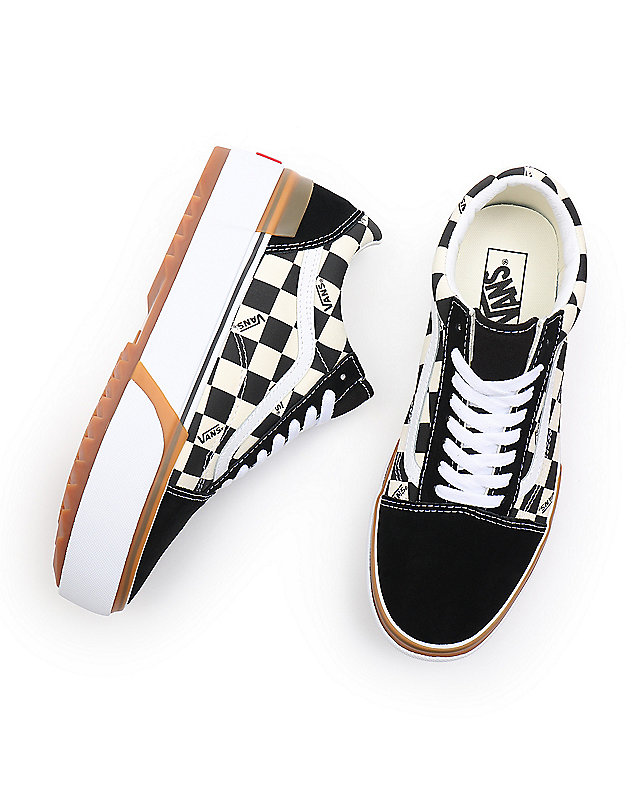Chaussures Checkerboard Old Skool Stacked 2