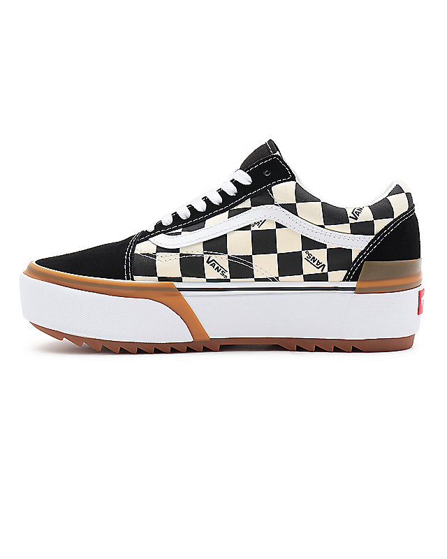 Checkerboard Old Skool Stacked Schuhe 4