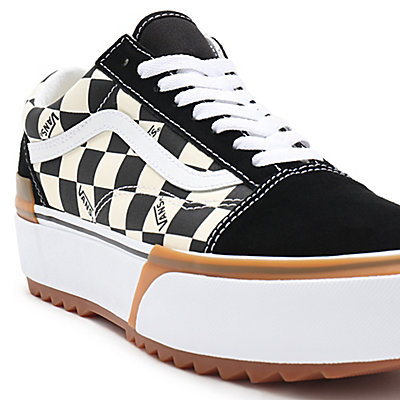Checkerboard Old Skool Stacked Schuhe 7