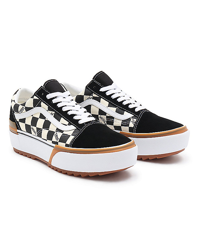 Chaussures Checkerboard Old Skool Stacked 1