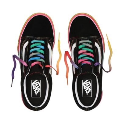 Rainbow glitter best sale old skool