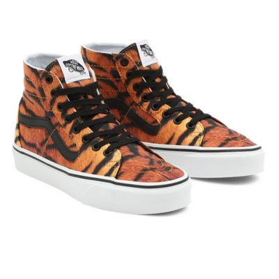 Zoológico de noche telar Distante Sk8-Hi Tapered Shoes | Orange | Vans