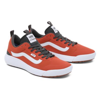 Vans red hot sale tennis shoes