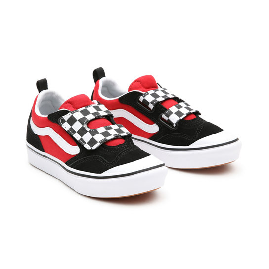 Kids Checkerboard ComfyCush New Skool V Shoes (4-8 years) | Vans