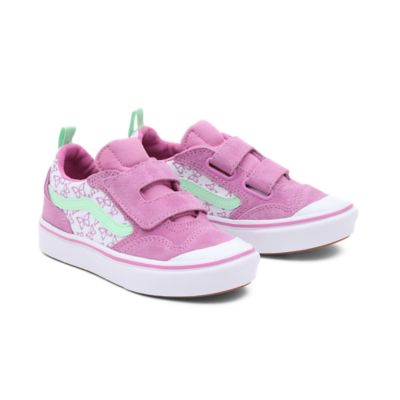 Kinder Sunny Day ComfyCush New Skool Schuhe mit Klettverschluss (4-8 Jahre) | Vans