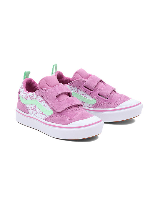 Kinder Sunny Day ComfyCush New Skool Schuhe mit Klettverschluss (4-8 Jahre) | Vans