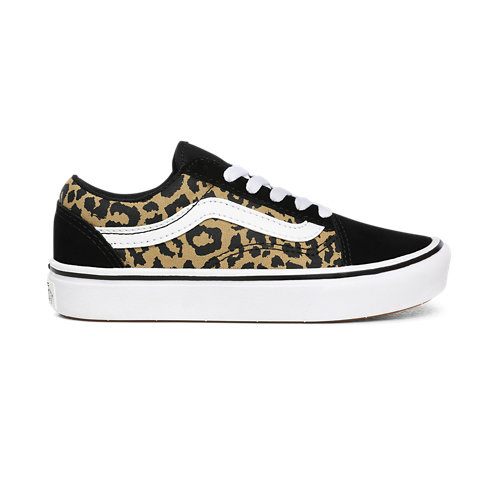 Kids+Leopard+ComfyCush+Old+Skool+Shoes+%284-8+years%29