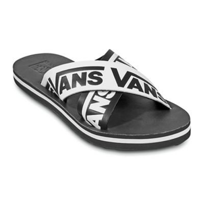 vans leather sandals