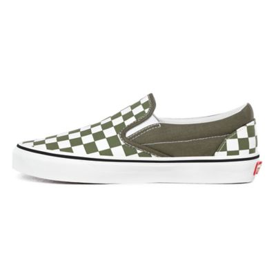 Checkerboard vans hot sale in store