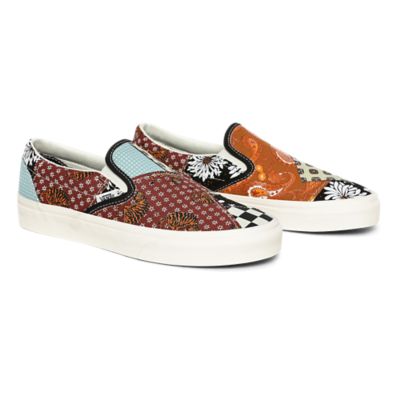 vans patchwork slip on