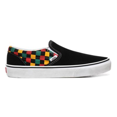 vans slip on lo pro washed black