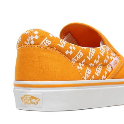 Orange vans clearance slip on