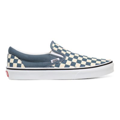vans shoes checkered blue