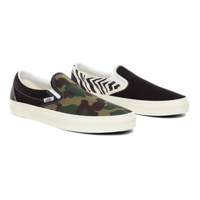 vans classic slip on camo