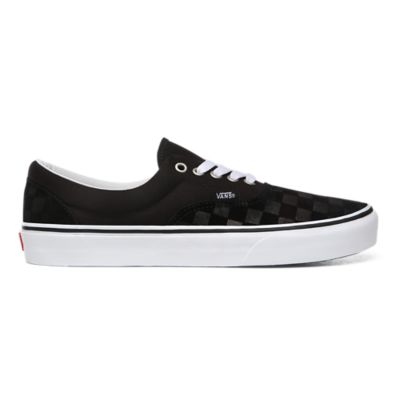 vans era trainers black white checkerboard