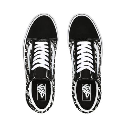 Vans with vans written all cheap over them