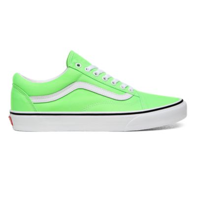 neon vans old skool