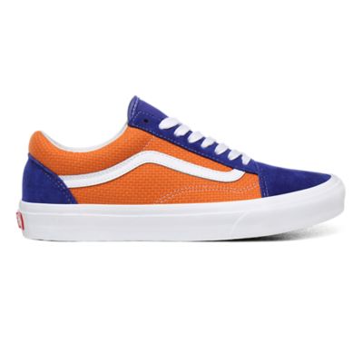 vans orange et bleu