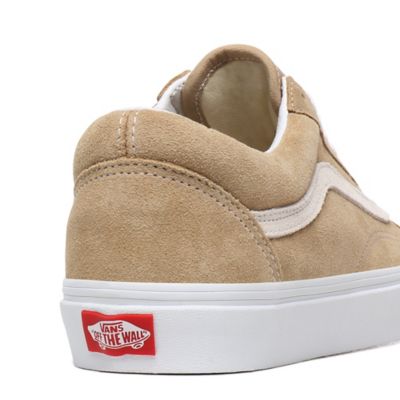 Suede vans cheap old skool beige